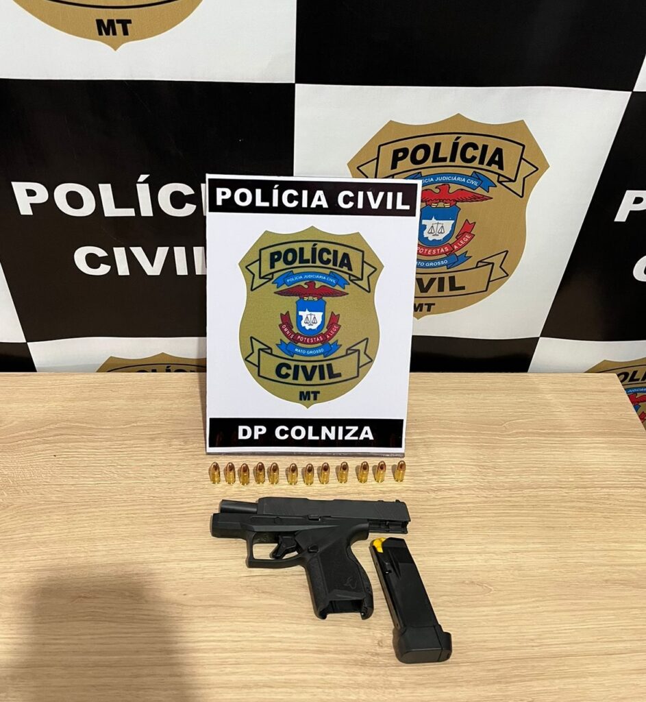 Polícia Civil prende jovem por porte ilegal de arma de fogo na zona rural de Cocalinho