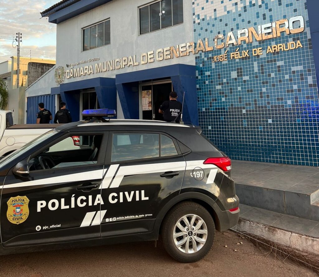 Polícia Civil cumpre mandados contra organização criminosa envolvida com tráfico de drogas e comércio de armas em Cáceres